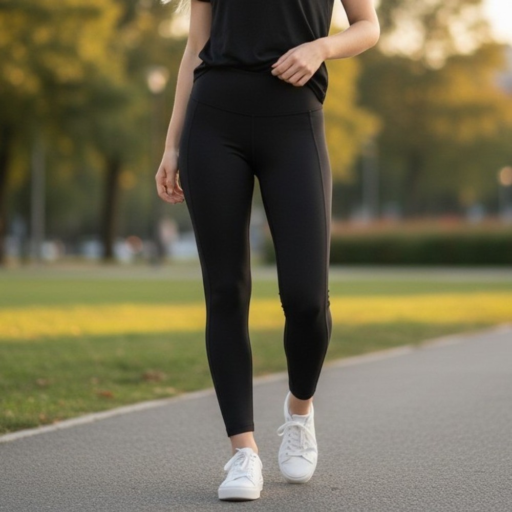Lululemon Leggings XS Women Black Excellent High Rise Athletic Yoga Pants